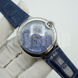 V6/발롱 블루 드 까르띠에 42mm 레더 v7