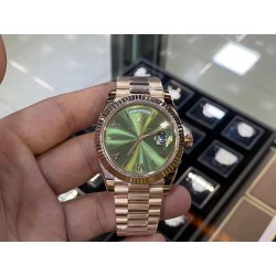 EW/롤렉스 데이데이트 에버로즈 그린 40MM/포금