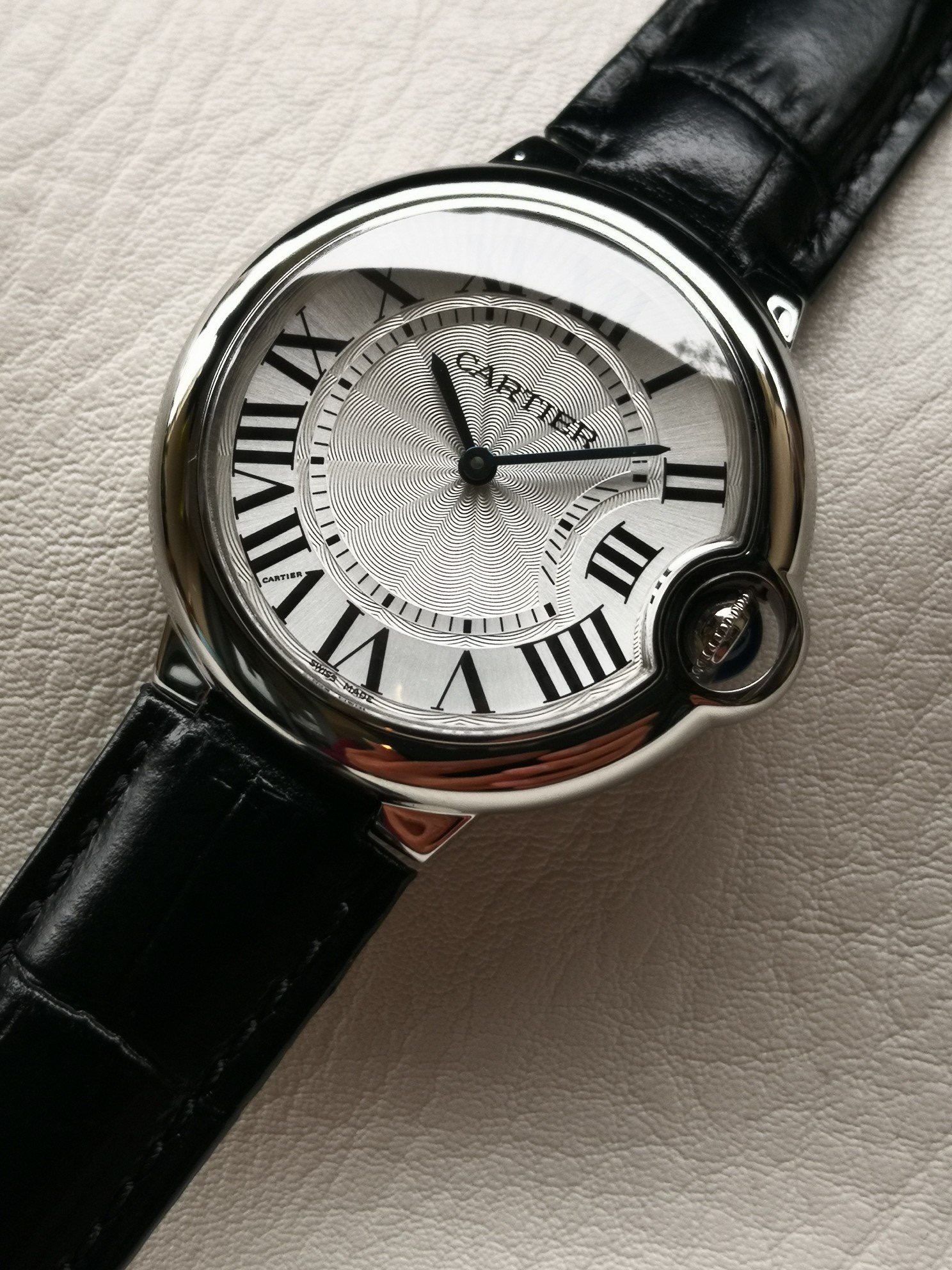 V6/까르띠에 발롱블루 36MM 쿼츠