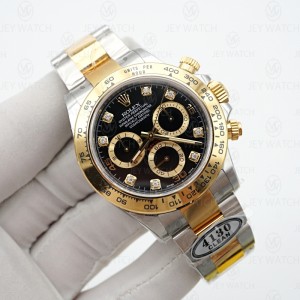 클린 /롤렉스 데이토나 콤비 블랙 4130 클론 무브 904스틸 8포인//