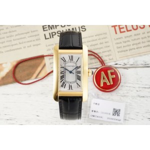 AF/까르띠에 Tank Américaine Large  44.4 x 24.4mm WGTA0300