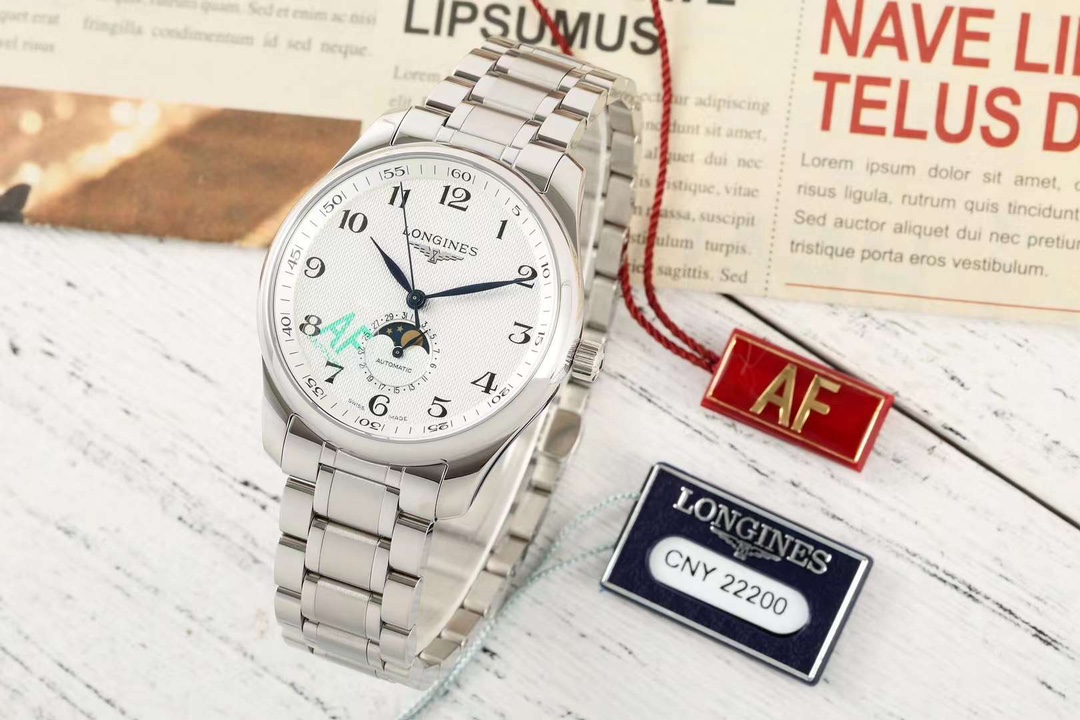 AF/론진 42MM 마스터 컬렉션 문페이즈