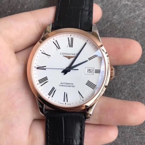 AF/ Longines 론진 레코드 컬렉션 40MM 레더 