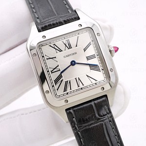 F1/까르띠에 산토스 뒤몽 라지  그레이