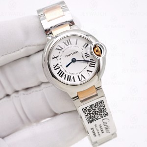 AF/까르띠에 발롱블루 28MM 콤비 에버로즈