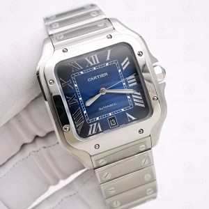 (판매완료)BV/산토스 드 까르띠에 워치 썬레이 블루 라지 V2