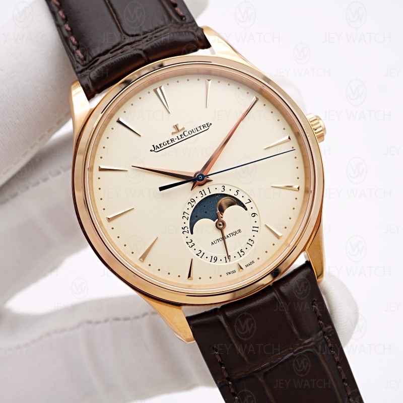 APS/예거 르 쿨트르 마스터 울트라 씬 문 에버로즈 39MM