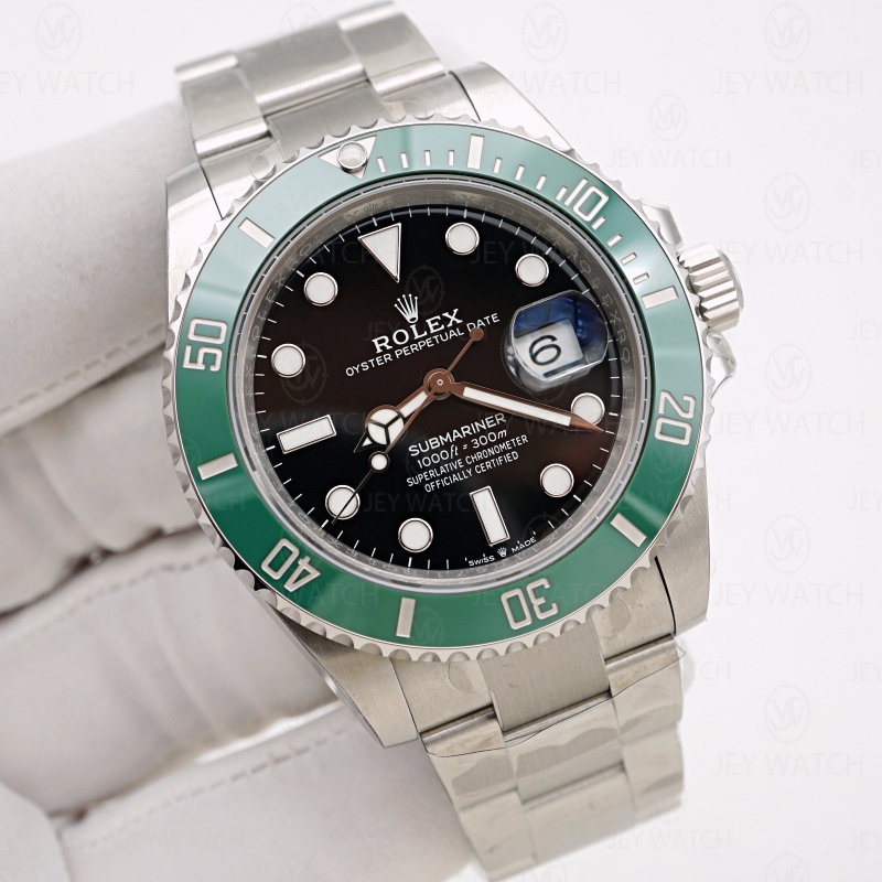 （중국당일발송）VS/ 롤렉스 서브마리너 그린 41mm 스타벅스 126610lv-0002 //