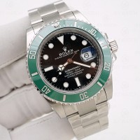 （중국당일발송）VS/ 롤렉스 서브마리너 그린 41mm 스타벅스 126610lv-0002 //