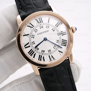 K11/ 롱드 솔로 드 까르띠에 로즈골드 워치 라지 쿼츠/