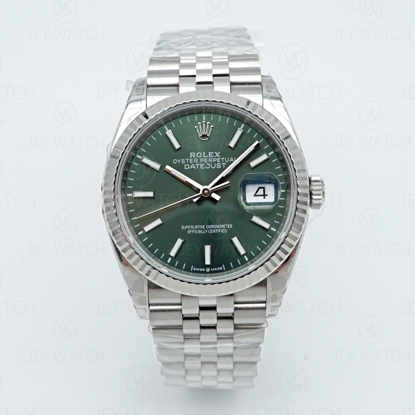 VS/ 롤렉스 데이저스트 주빌리 그린 썬레이 36mm V2   126334