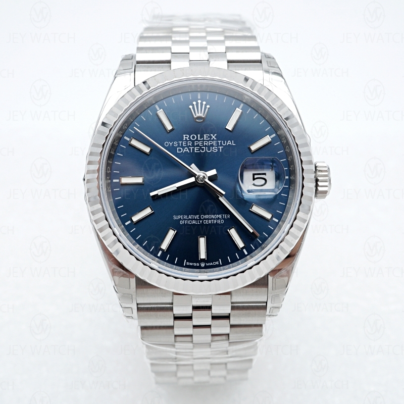 VS/ 롤렉스 데이저스트 주빌리 썬레이 36mm 블루 V2 126334