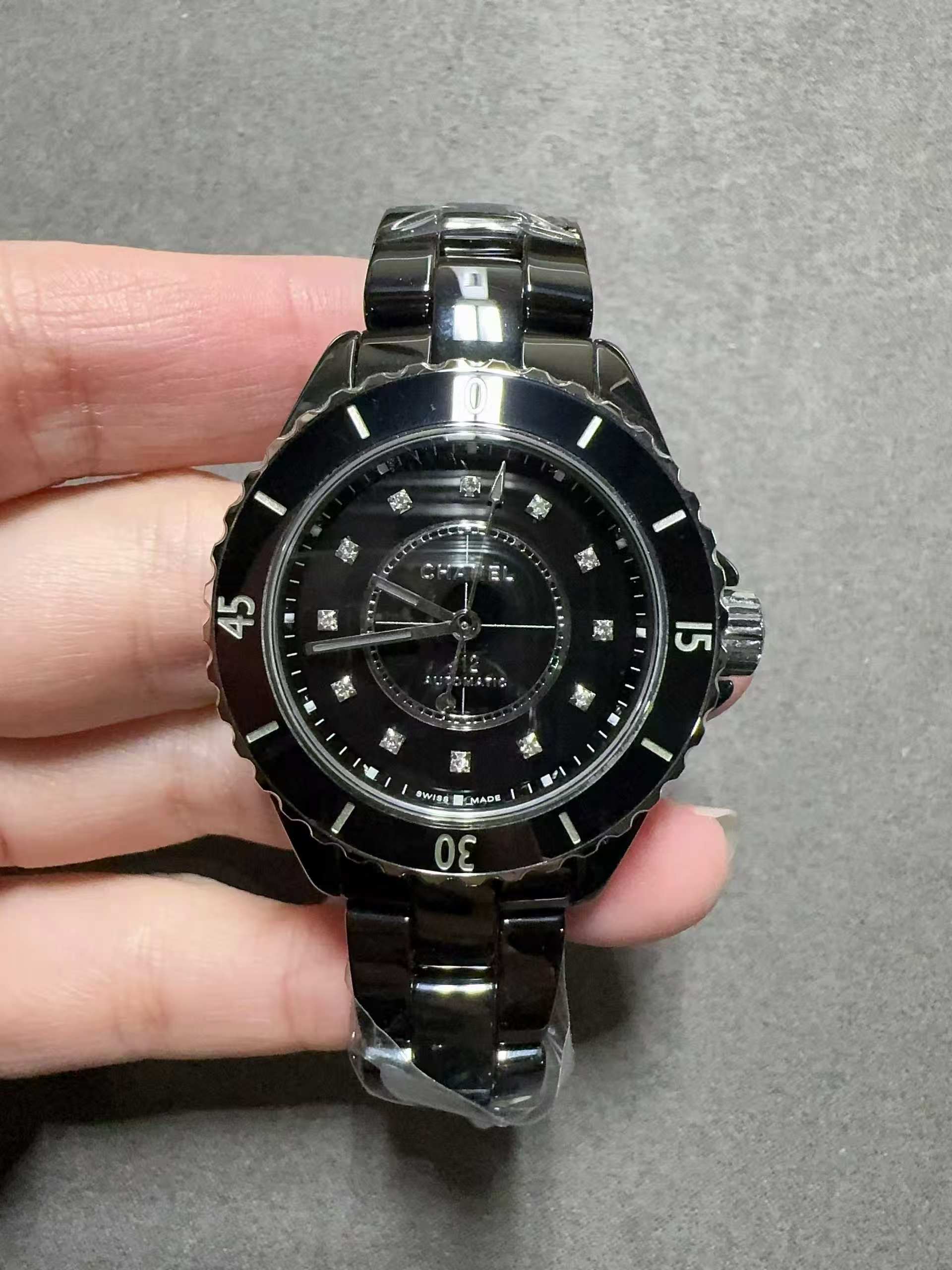 HT/샤넬 세라믹 J12 33MM 12포인 오토 H9742