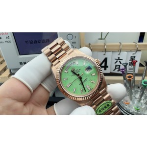 CBD/롤렉스 데이데이트 40mm  에버로즈 텅스텐 바케트 인덱스