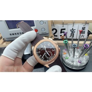 P1/파텍 필립 아쿠아넛 42.2mm 5968R-001 로즈 골드