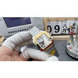 AF/까르띠에 산토스 27MM 쿼츠 콤비