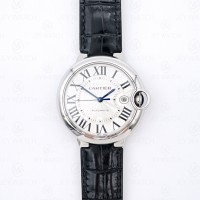 CR/ AF 발롱블루 드 까르띠에 40mm 오토메틱 레더