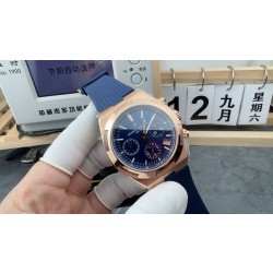 江诗丹顿 8f玫瑰金蓝计时
